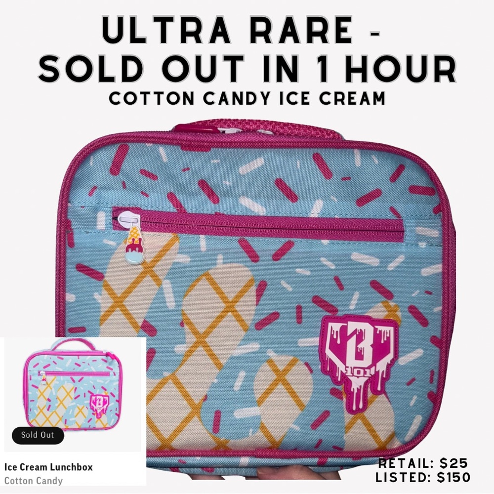 Baseball Lifestyle Blue IceCream Lunchbox - Limited Edition, Sold Out Everywhere